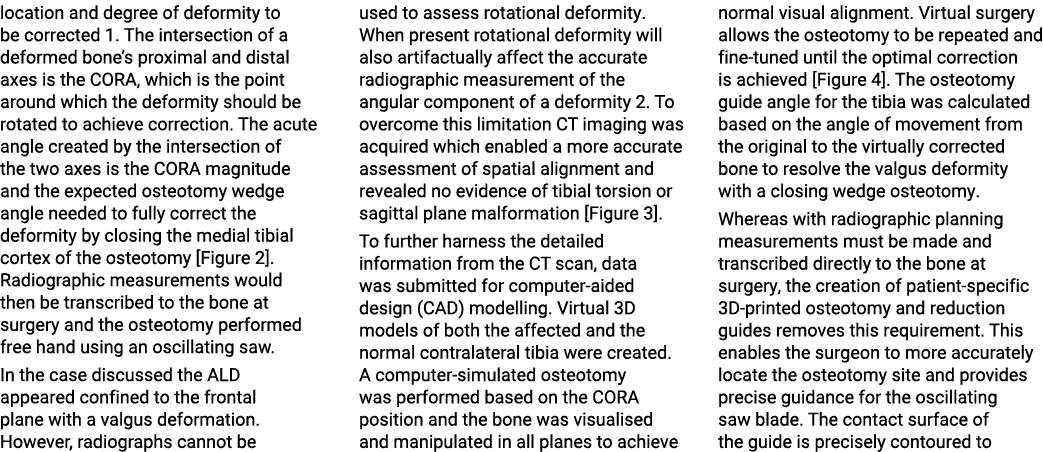 location and degree of deformity to be corrected 1. The intersection of a deformed bone’s proximal and distal axes is...