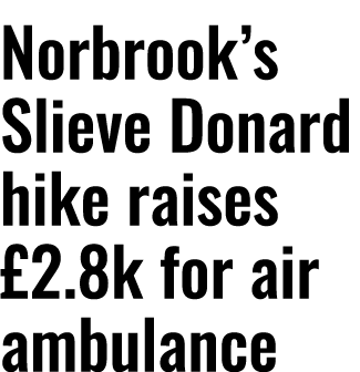 Norbrook’s Slieve Donard hike raises £2.8k for air ambulance 