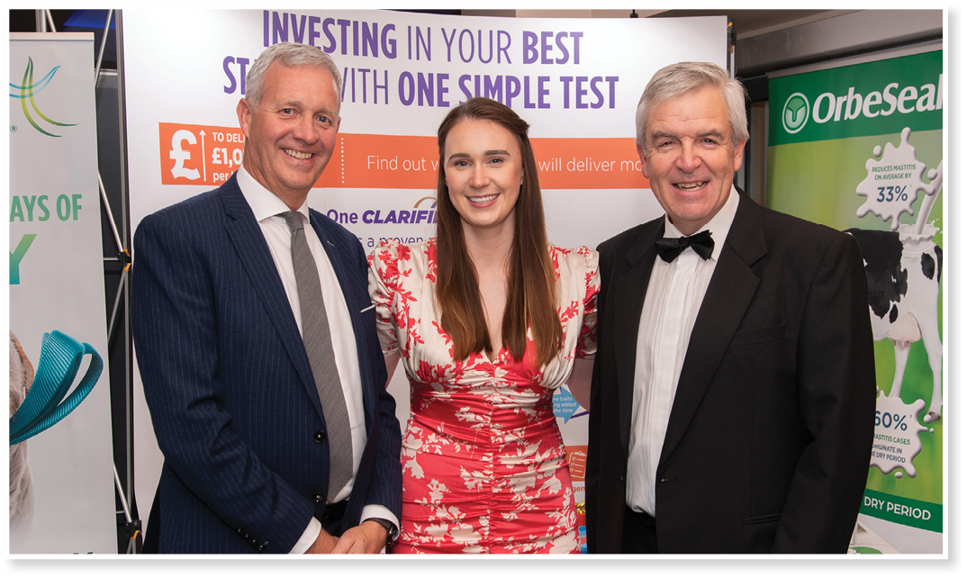 Raymond Irvine, Laura Morgan and Patrick Macfarlane, of Zoetis.