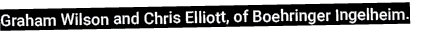 Graham Wilson and Chris Elliott, of Boehringer Ingelheim.