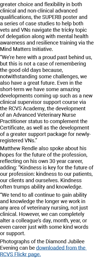 greater choice and flexibility in both clinical and non-clinical advanced qualifications, the SUPERB poster and a ser...