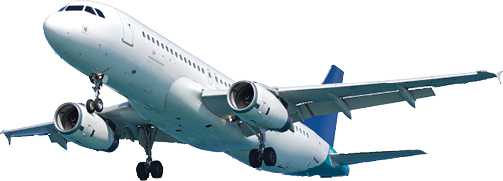 Real jet aircraft, isolated on white background