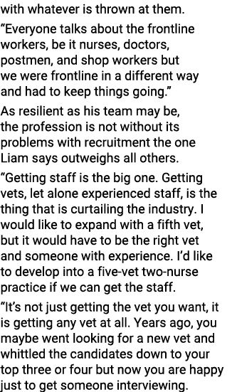 with whatever is thrown at them. “Everyone talks about the frontline workers, be it nurses, doctors, postmen, and sho...
