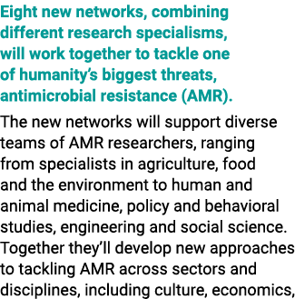 Eight new networks, combining different research specialisms, will work together to tackle one of humanity’s biggest ...