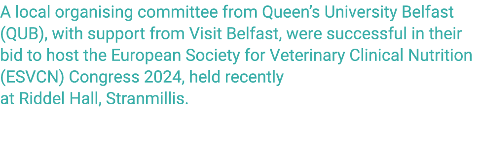 A local organising committee from Queen’s University Belfast (QUB), with support from Visit Belfast, were successful ...