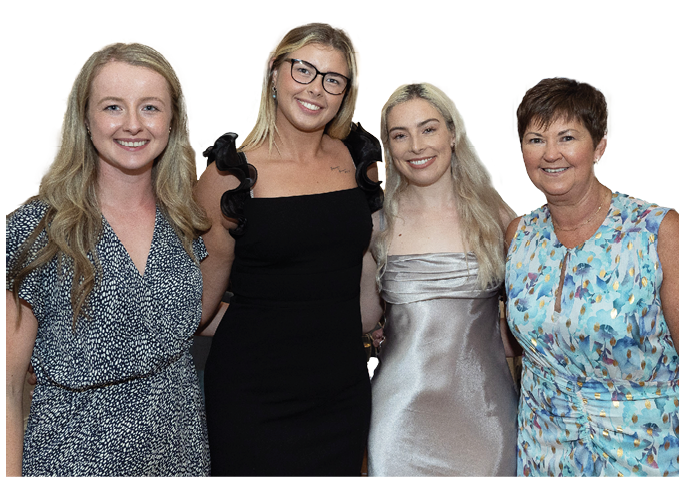 Judith Laughlin, Roma McKeever, Ella Brogan and Christine Jamison, of Drumrainey Vets, Magherafelt.