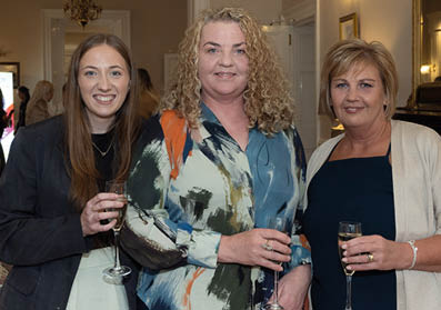 Emily Booth, Alison Baxter and Jane O'Neill, of Gleno Vet Centre.