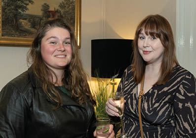 Abigail McClean of Parkview Vets with Meghan-Louise Meban of QUB.