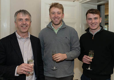 Neil Johnston, Daniel Kilpatrick and Richard Johnston, ov Riada Veterinary Clinic, Ballymoney.