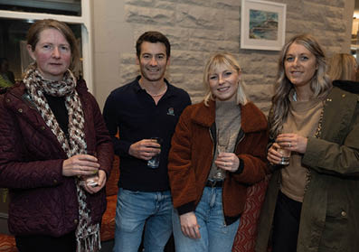 Denise Ross, Nick Weston, Chloe Hamill and Emma Chambers, with Clare Vet Group.