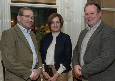 Michael Pratt and Joy Crawford of Lisburn Vet Clinic with Lance Woods of MSD.