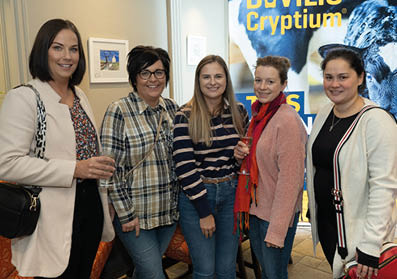 Julie Bristow, Lee Ann Getty, Carla Reid, Jen Campbell and Kim Lauson, with Parklands Veterinary Group.