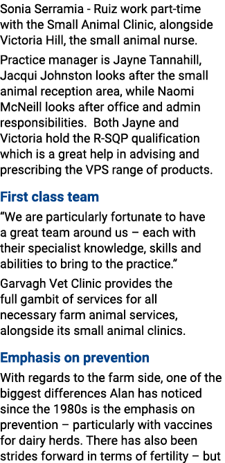 Sonia Serramia Ruiz work part time with the Small Animal Clinic, alongside Victoria Hill, the small animal nurse. Pra...