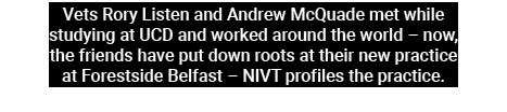 Vets Rory Listen and Andrew McQuade met while studying at UCD and worked around the world – now, the friends have put...