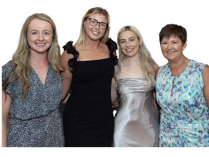 Judith Laughlin, Roma McKeever, Ella Brogan and Christine Jamison, of Drumrainey Vets, Magherafelt.
