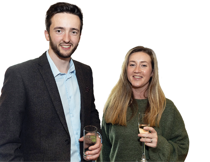 John McShane and Kerry O'Kane of Roe Valley Vet Clinic.