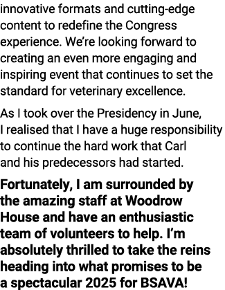 innovative formats and cutting edge content to redefine the Congress experience. We’re looking forward to creating an...
