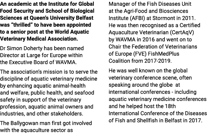 An academic at the Institute for Global Food Security and School of Biological Sciences at Queen's University Belfast...