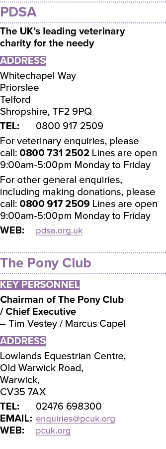 PDSA The UK’s leading veterinary charity for the needy ADDRESS Whitechapel Way Priorslee Telford Shropshire, TF2 9PQ ...