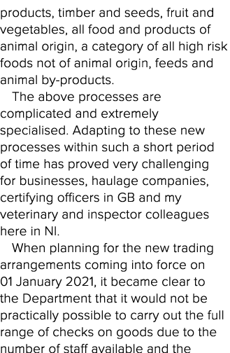 products, timber and seeds, fruit and vegetables, all food and products of animal origin, a category of all high risk   