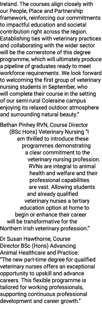 Ireland. The courses align closely with our People, Place and Partnership framework, reinforcing our commitments to i...