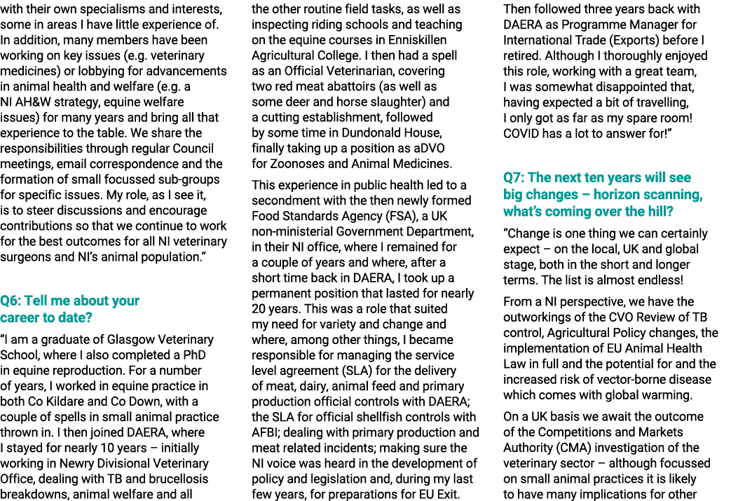 with their own specialisms and interests, some in areas I have little experience of. In addition, many members have b...