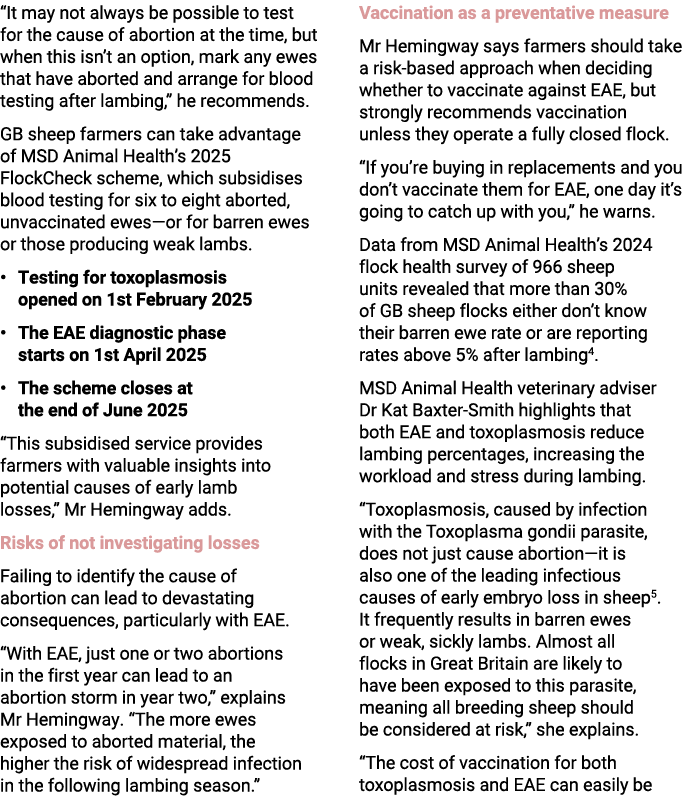“It may not always be possible to test for the cause of abortion at the time, but when this isn’t an option, mark any...