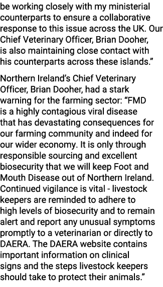 be working closely with my ministerial counterparts to ensure a collaborative response to this issue across the UK. O...