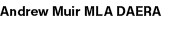 Andrew Muir MLA DAERA