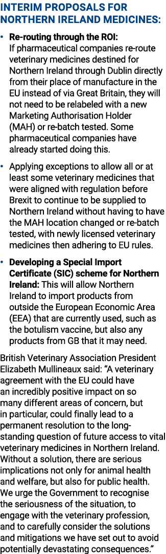Interim proposals for Northern Ireland Medicines: • Re routing through the ROI: If pharmaceutical companies re route ...