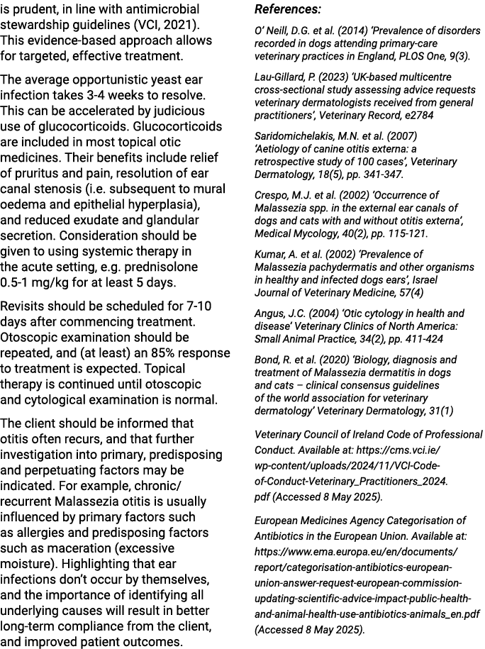 is prudent, in line with antimicrobial stewardship guidelines (VCI, 2021). This evidence based approach allows for ta...