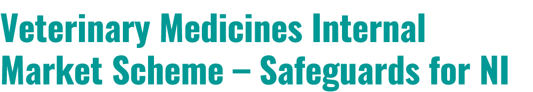 Veterinary Medicines Internal Market Scheme – Safeguards for NI 