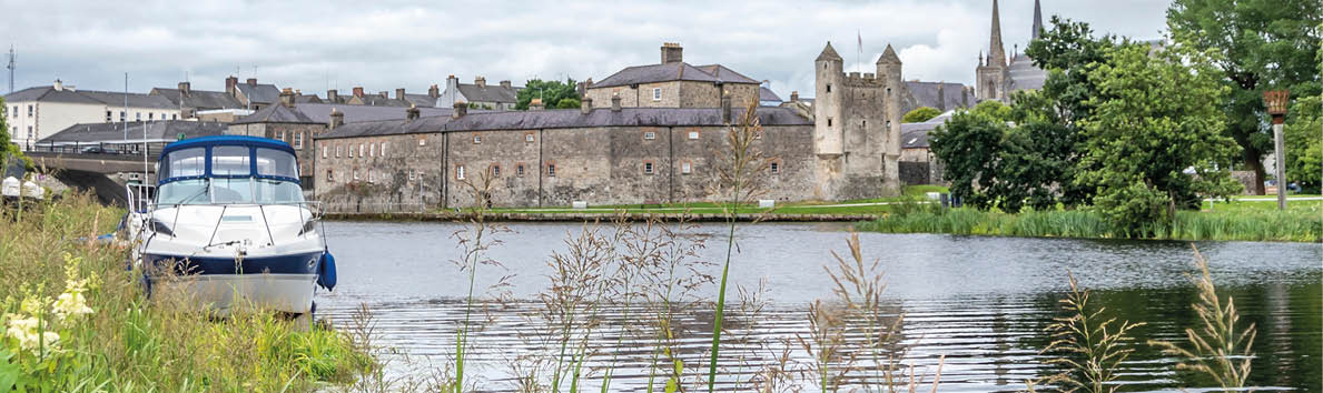 Enniskillen Castle at Lough Erne in County Fermanagh, Northern Ireland.