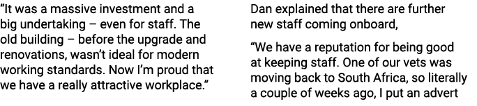 “It was a massive investment and a big undertaking – even for staff. The old building – before the upgrade and renova...