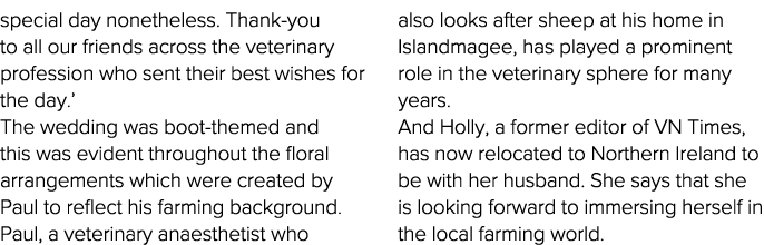 special day nonetheless  Thank-you to all our friends across the veterinary profession who sent their best wishes for   