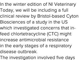 In the winter edition of NI Veterinary Today, we will be including a full clinical review by Bristol-based Cyton Bios   