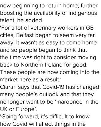 now beginning to return home, further boosting the availability of indigenous talent, he added   For a lot of veterin   