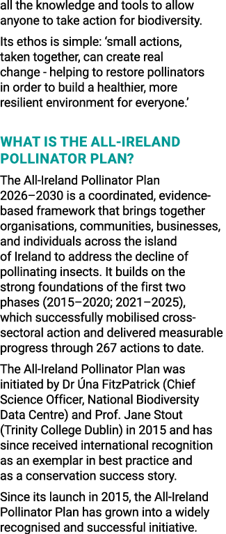 all the knowledge and tools to allow anyone to take action for biodiversity. Its ethos is simple: ‘small actions, tak...