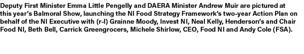 Deputy First Minister Emma Little Pengelly and DAERA Minister Andrew Muir are pictured at this year’s Balmoral Show, ...