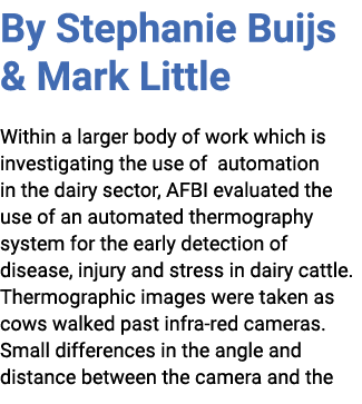 By Stephanie Buijs & Mark Little Within a larger body of work which is investigating the use of automation in the dai...