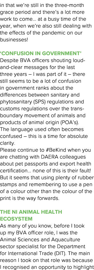 in that we re still in the three-month grace period and there s a lot more work to come  at a busy time of the year,    