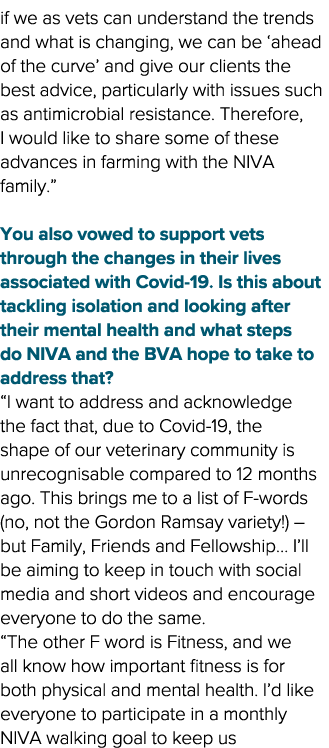 if we as vets can understand the trends and what is changing, we can be  ahead of the curve  and give our clients the   