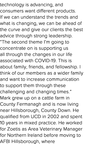 technology is advancing, and consumers want different products  If we can understand the trends and what is changing,   