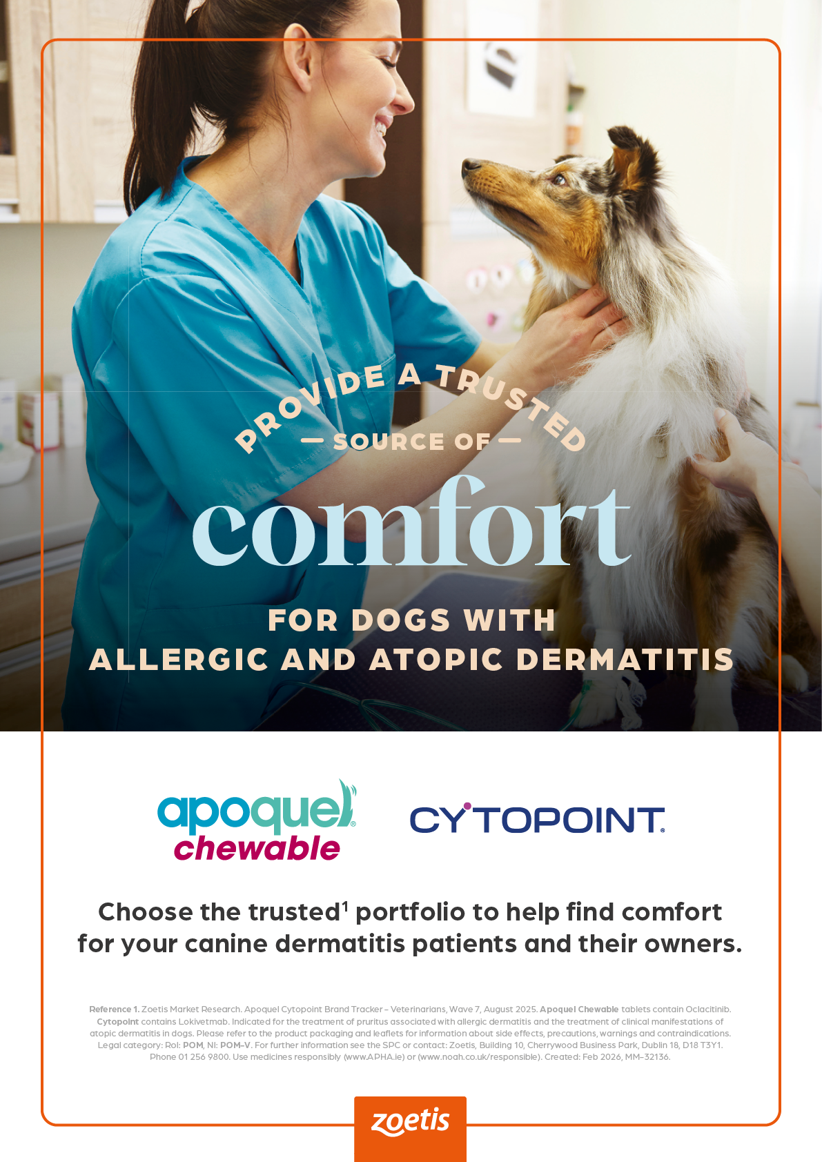 A woman in a blue shirt is holding a dog in her arms. The dog is brown and white. The woman is wearing a white shirt. AI generated content