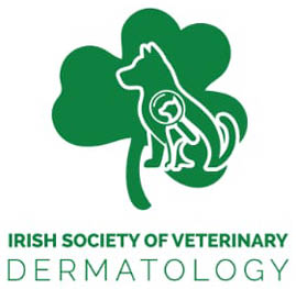 A flyer for the Irish Society of Veterinary Dermatology Conference. AI generated content