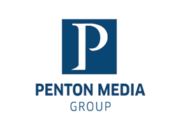 A logo for Penton Media Group. AI generated content