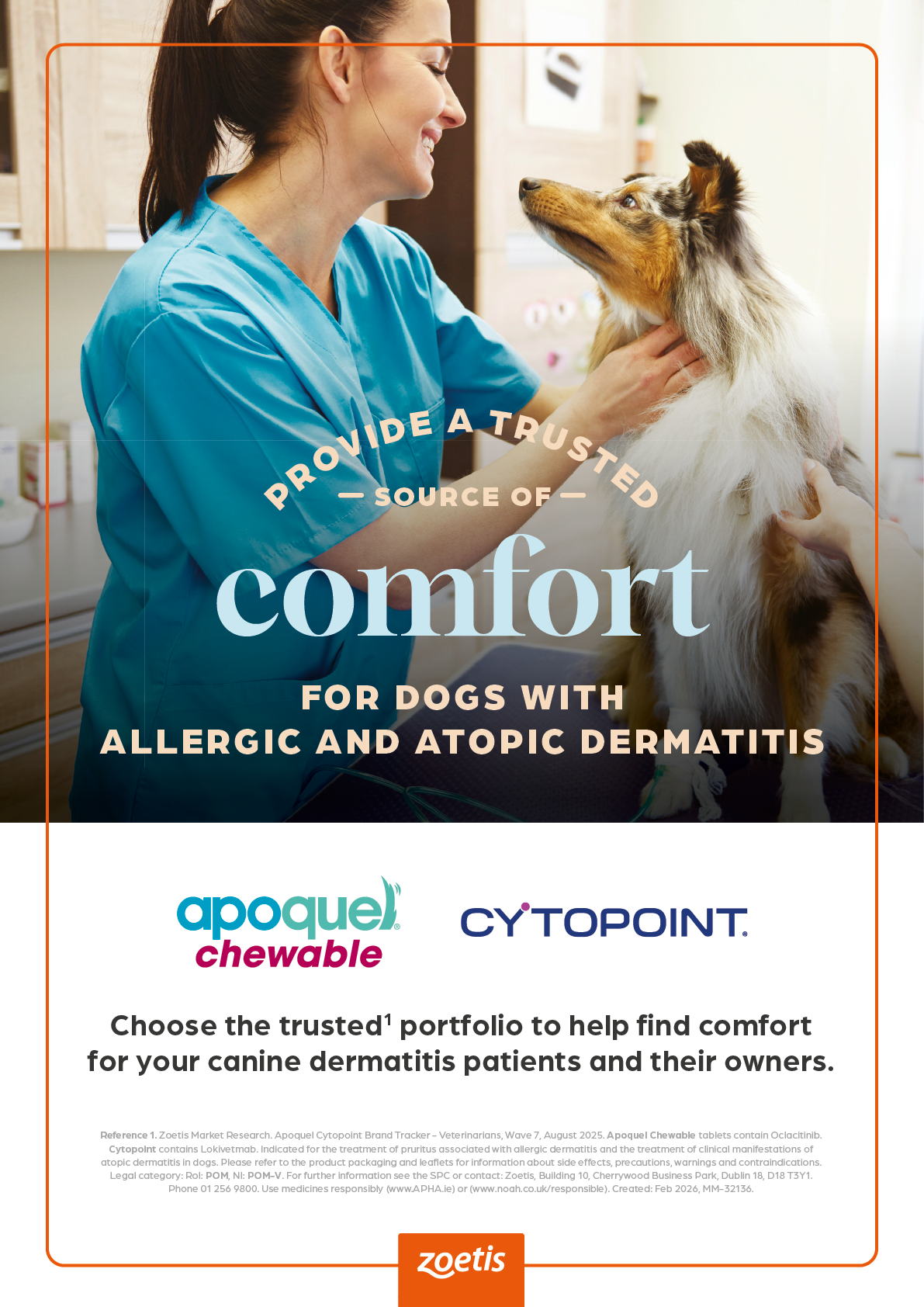 A woman in a blue shirt is holding a dog in her arms. The dog is brown and white. The woman is wearing a white shirt. AI generated content
