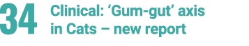 34 Clinical: ‘Gum gut’ axis in Cats – new report