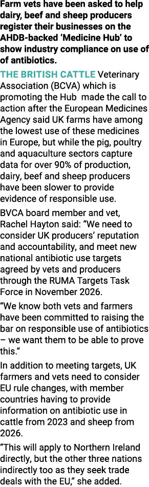 Farm vets have been asked to help dairy, beef and sheep producers register their businesses on the AHDB-backed  Medic   