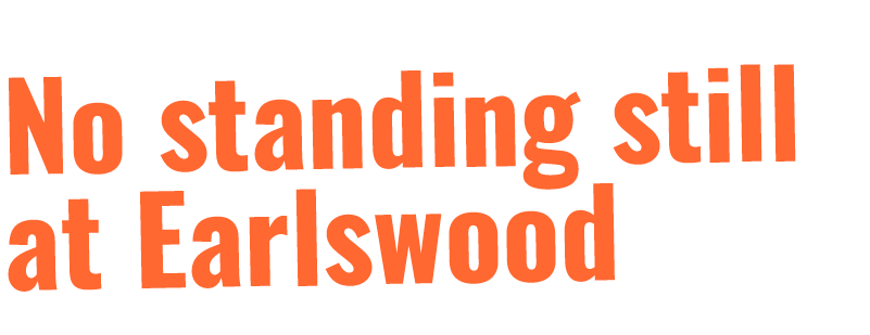 No standing still at Earlswood